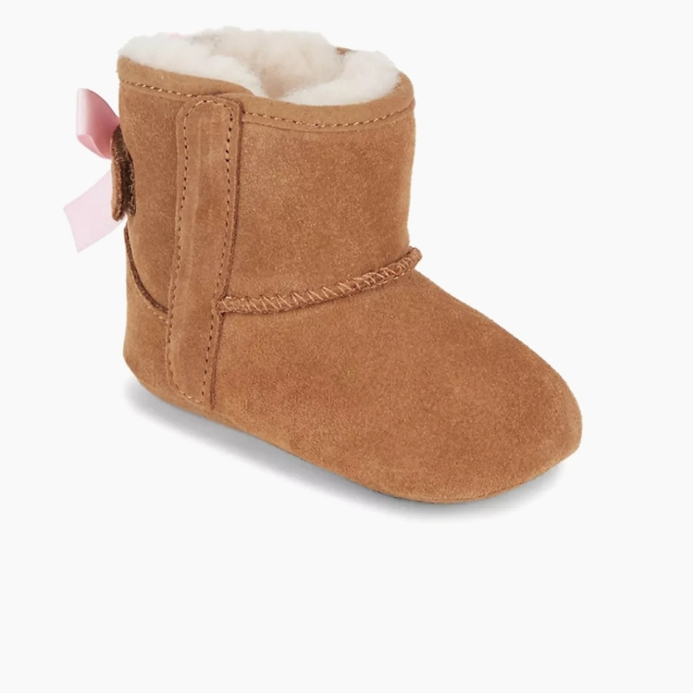 Baby Girl's Jesse Bow II Suede Booties